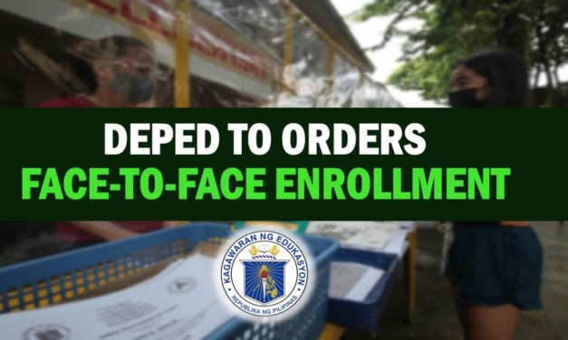 DepEd orders face-to-face enrollment