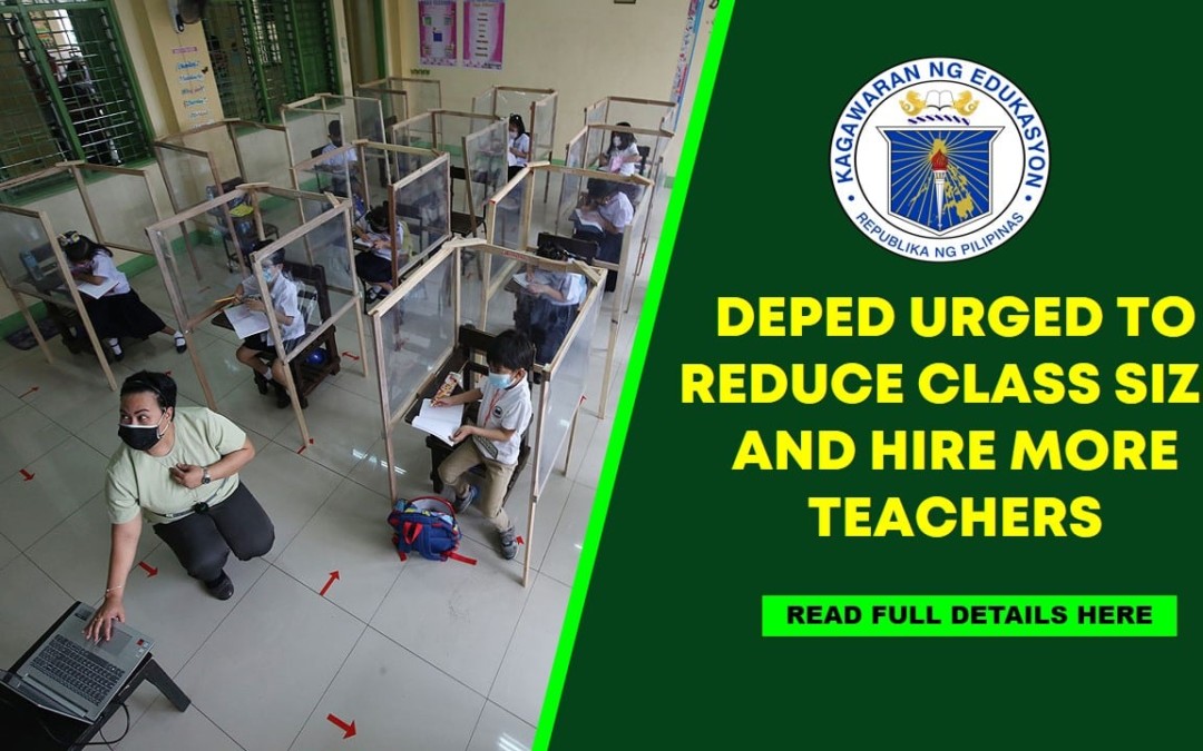 DepEd Urged to Reduce Class Size and Hire More Teachers