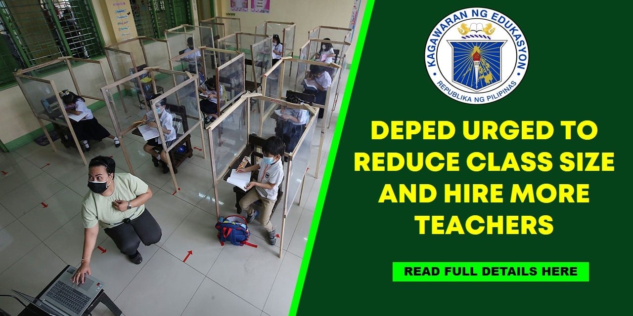 DepEd Urged to Reduce Class Size and Hire More Teachers