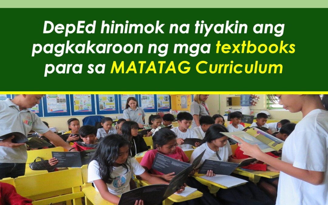 DepEd hinimok na tiyakin ang pagkakaroon ng mga textbooks para sa MATATAG Curriculum