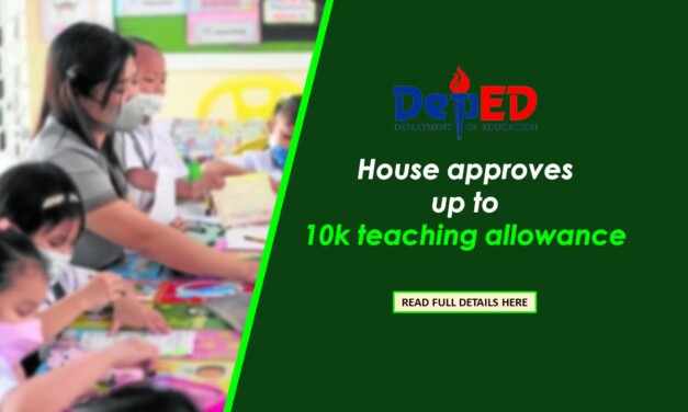 House OKs 10K Teaching Allowance