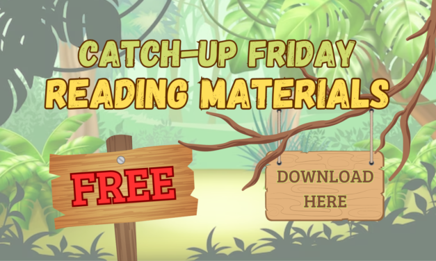 FREE Catch-up Friday Reading Materials