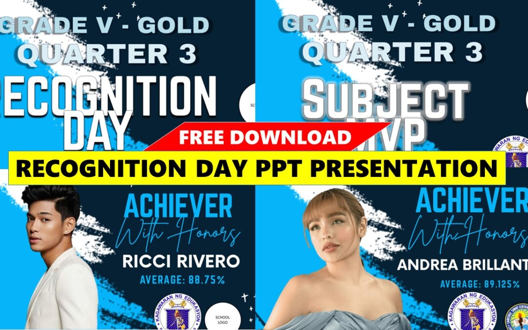 FREE DOWNLOAD: PPT Presentation for RECOGNITION DAY with ACHIEVERS