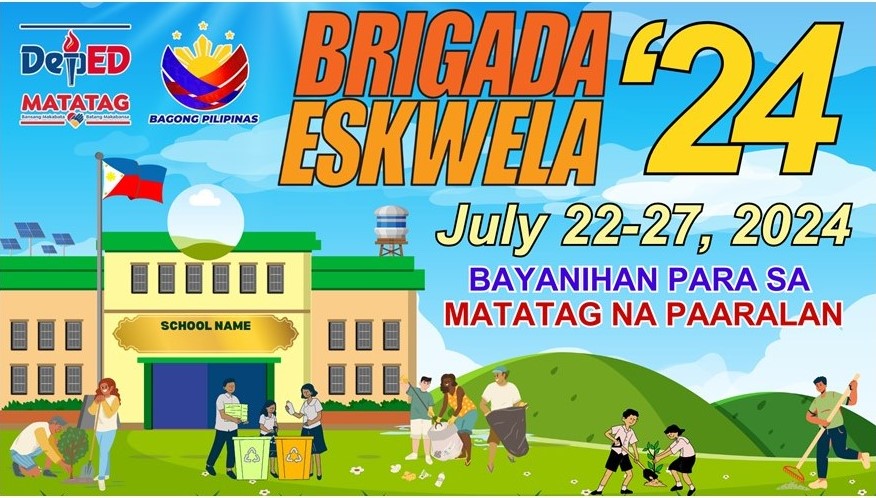 HD Ready to print Brigada Eskwela 2024 Tarp