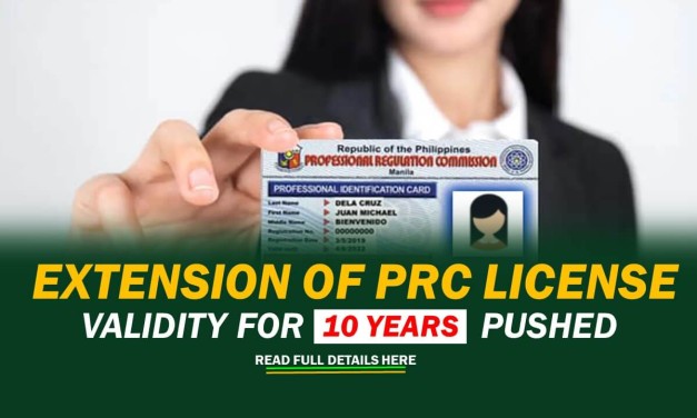 EXTENSION OF PRC LICENSE VALIDITY TO 10 YEARS PUSHED!